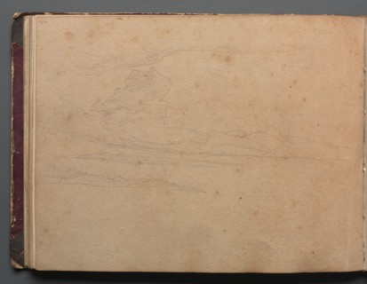 Album with Views of Rome and Surroundings, Landscape Studies, page 29b: Landscape Study. Creator: Franz Johann Heinrich Nadorp (German, 1794-1876).