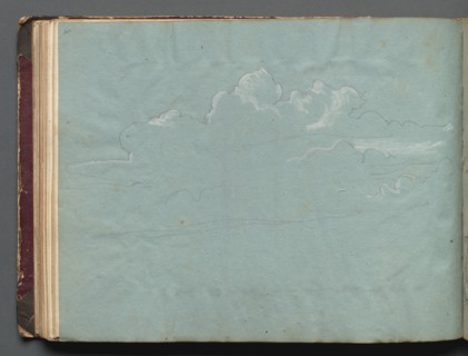 Album with Views of Rome and Surroundings, Landscape Studies, page 36b: Cloud Study. Creator: Franz Johann Heinrich Nadorp (German, 1794-1876).
