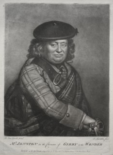 Alexander Jonston in the character of Gibby in "The Wonder", 1774. Creator: Joseph I Saunders (British).