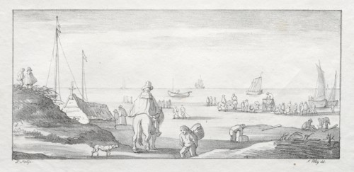 Along a Dutch Shore, 1811-1816. Creator: Ferdinand I Piloty (German, 1786-1844).