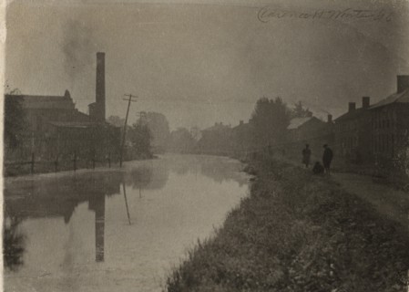 Along the Old Canal, 1896. Creator: Clarence H. White (American, 1871-1925).