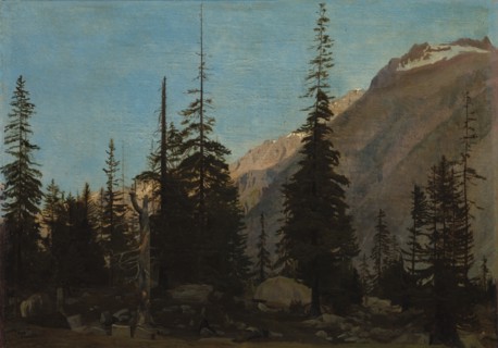 Alpine Landscape: The Handegg, Switzerland, 1850s. Creator: Jean-Léon Gérôme (French, 1824-1904).