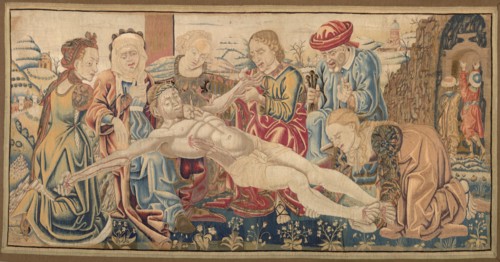 Altar Frontal with the Lamentation, c. 1474. Creator: Cosimo Tura (Italian, c. 1430-1495), attributed to ; Rubinetto de Francia (Italian, active 1457-1483).