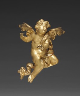 Altarpiece with Relics - Putto, middle left, c. 1735-1740. Creator: Joseph Matthias Götz (German, 1696-1760); Workshop, and.