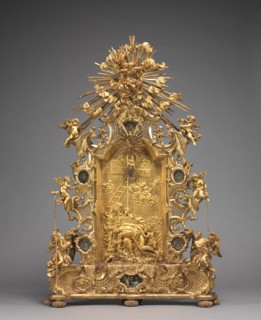 Altarpiece with Relics, c. 1735-1740. Creator: Joseph Matthias Götz (German, 1696-1760); Workshop, and.