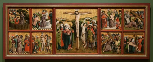 Altarpiece with The Passion of Christ, c. 1440s. Creator: Master of the Schlägl Altarpiece (German).