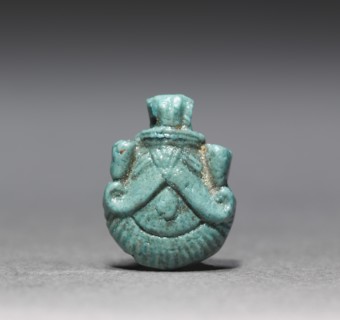 Amulet of a Palmette, 1540-1296 BC. Creator: Unknown.