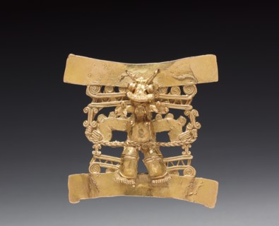 Animal-Headed Figure Pendant, c. 1000-1550. Creator: Unknown.