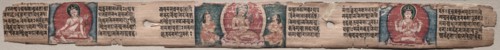 Folio 348 from a Gandavyuha-sutra (Scripture of the Supreme Array)..., 1000-1100s. Creator: Unknown.