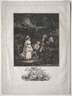 Annette and Lubin, 1789. Creator: Philibert Louis Debucourt (French, 1755-1832).