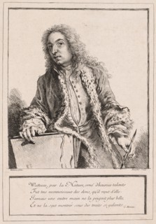 Antoine Watteau, c. 1727. Creator: François Boucher (French, 1703-1770).