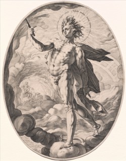 Apollo, 1588. Creator: Hendrick Goltzius (Dutch, 1558-1617).