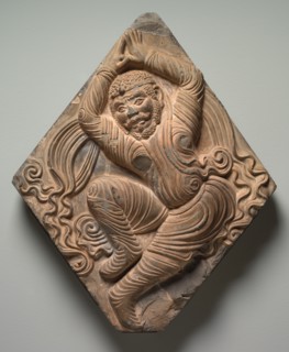 Architectural Brick with Dancer in Relief, before 870. Creator: Unknown.