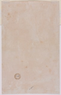 Architectural Plan (verso), mid 1500s. Creator: Luzio Romano (Italian, active 1528-75).