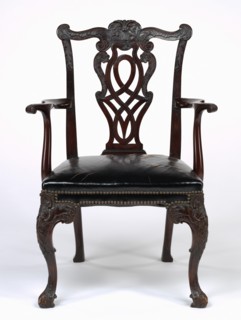 Armchair, c. 1875-1880. Creator: Unknown.