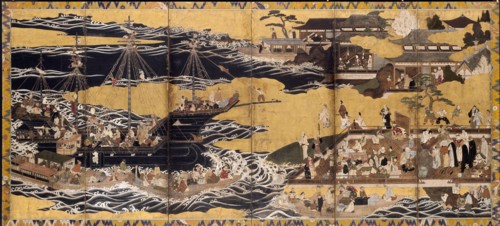 Arrival of the "Southern Barbarians", c. 1600. Creator: Unknown.