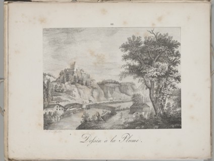 Art of the Lithograph: Landeck in Tirol, Plate III, 1819. Creator: Alois Senefelder (German, 1771-1834).