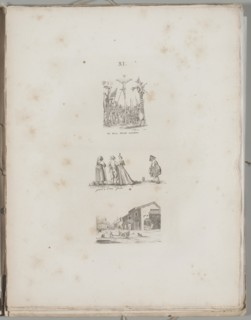 Art of the Lithograph: Three Engraving Examples, Plate XI , 1819. Creator: Alois Senefelder (German, 1771-1834).