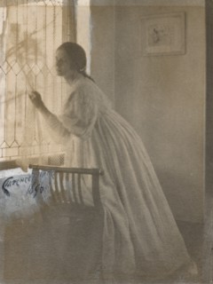 At the Window, 1896. Creator: Clarence H. White (American, 1871-1925).