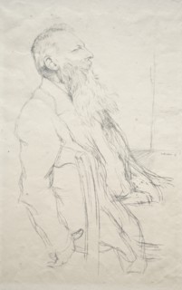Auguste Rodin, 1897. Creator: William Rothenstein (British, 1872-1945).