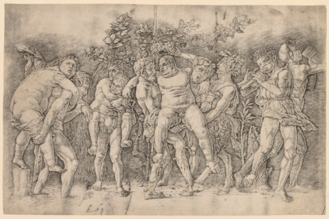 Bacchanal with Silenus. Creator: Andrea Mantegna (Italian, 1431-1506).