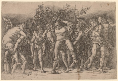 Bacchanal with Silenus. Creator: Giovanni Antonio da Brescia (Italian).
