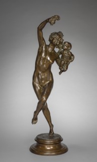 Bacchante and Infant Faun, 1894. Creator: Frederick William MacMonnies (American, 1863-1937).