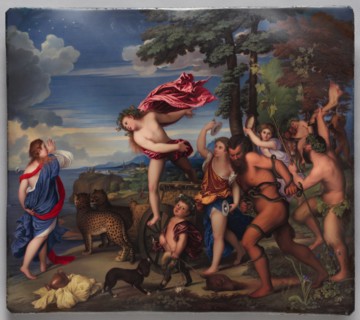 Bacchus and Ariadne, 1808-1811. Creator: Henry Bone (British, 1755-1834).