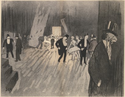 Backstage of the Ballet, c. 1900. Creator: Sem (Georges Gourçat) (French, 1863-1934).