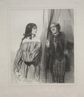 Baliverneries Parisiennes. Creator: Paul Gavarni (French, 1804-1866).