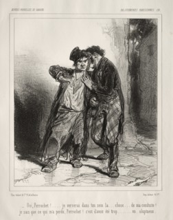 Baliverneries Parisiennes. Creator: Paul Gavarni (French, 1804-1866).
