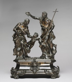 Baptism of Christ, designed 1645-1646, probably made 1650-1655. Creator: Alessandro Algardi (Italian, 1598-1654).