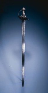 Basket-Hilt Broadsword ("Mortuary Sword"), hilt: c. 1640-1650; blade: 18th Century. Creator: Unknown.
