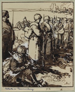 Bataille de Tannenberg, 1914. Creator: Auguste Louis Lepère (French, 1849-1918).