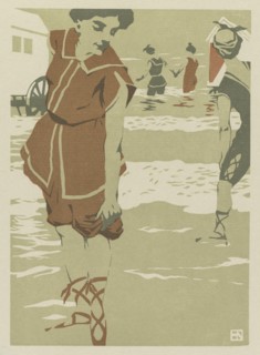 Bathers, c. 1900. Creator: Hans von Newmann (German, 1873-1957).