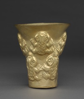 Beaker with Frogs, 900-1100. Creator: Unknown.