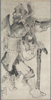 Beggar (Kojiki), 1871. Creator: Suian Hirafuku (Japanese, 1844-1890).