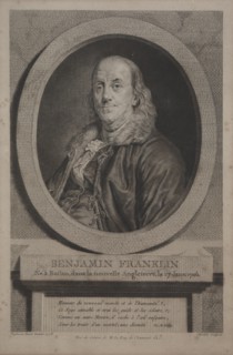 Benjamin Franklin, 1779. Creator: Justus Chevillet (French, 1729-1802); Published in Journal de Paris, 7 July 1779 and in the Gazette de France, 16 July 1779.