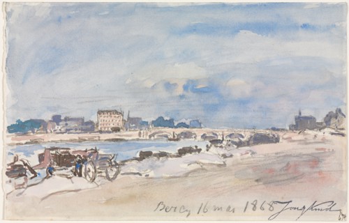 Bercy, 1868. Creator: Johan Barthold Jongkind (Dutch, 1819-1891).