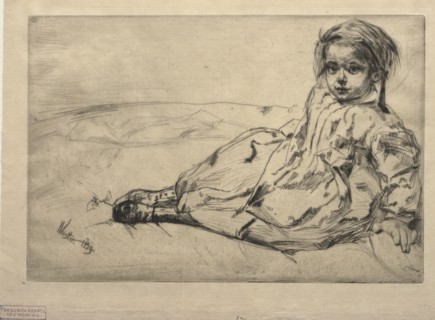 Bibi Valentin. Creator: James McNeill Whistler (American, 1834-1903).