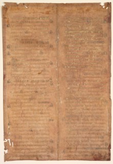 Bifolium Excised from a Carolingian Gradual (verso), c. 830-860. Creator: Unknown.