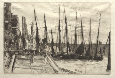 Billingsgate, 1859. Creator: James McNeill Whistler (American, 1834-1903).