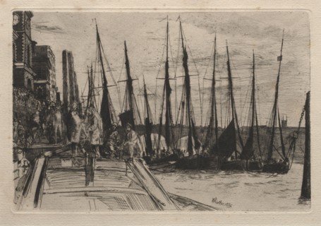 Billingsgate, 1859. Creator: James McNeill Whistler (American, 1834-1903).