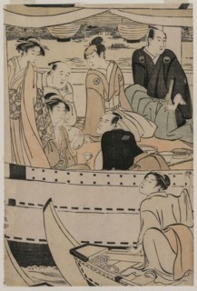 Boating Party on the Sumida River, 1789. Creator: Torii Kiyonaga (Japanese, 1752-1815).