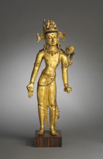 Bodhisattva of Wisdom (Manjushri),, 1400s. Creator: Unknown.