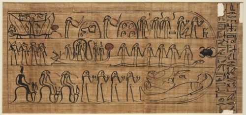 Book of Amduat of Buiruharmut, with Elements of the Tenth through Twelfth Hours, 1000-900 BC. Creator: Unknown.