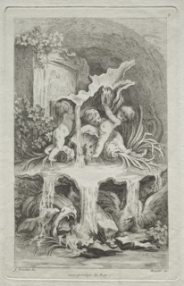 Book of Fountains: No. 7, c. 1736. Creator: Gabriel Huquier (French, 1695-1772).