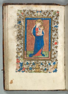 Book of Hours (Use of Metz): Fol. 26v, Virgin and Child, c. 1440. Creator: Unknown.