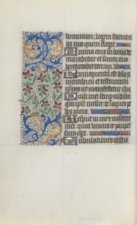 Book of Hours (Use of Rouen): fol. 119v, c. 1470. Creator: Master of the Geneva Latini (French, active Rouen, 1460-80).