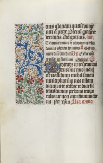 Book of Hours (Use of Rouen): fol. 14v, c. 1470. Creator: Master of the Geneva Latini (French, active Rouen, 1460-80).